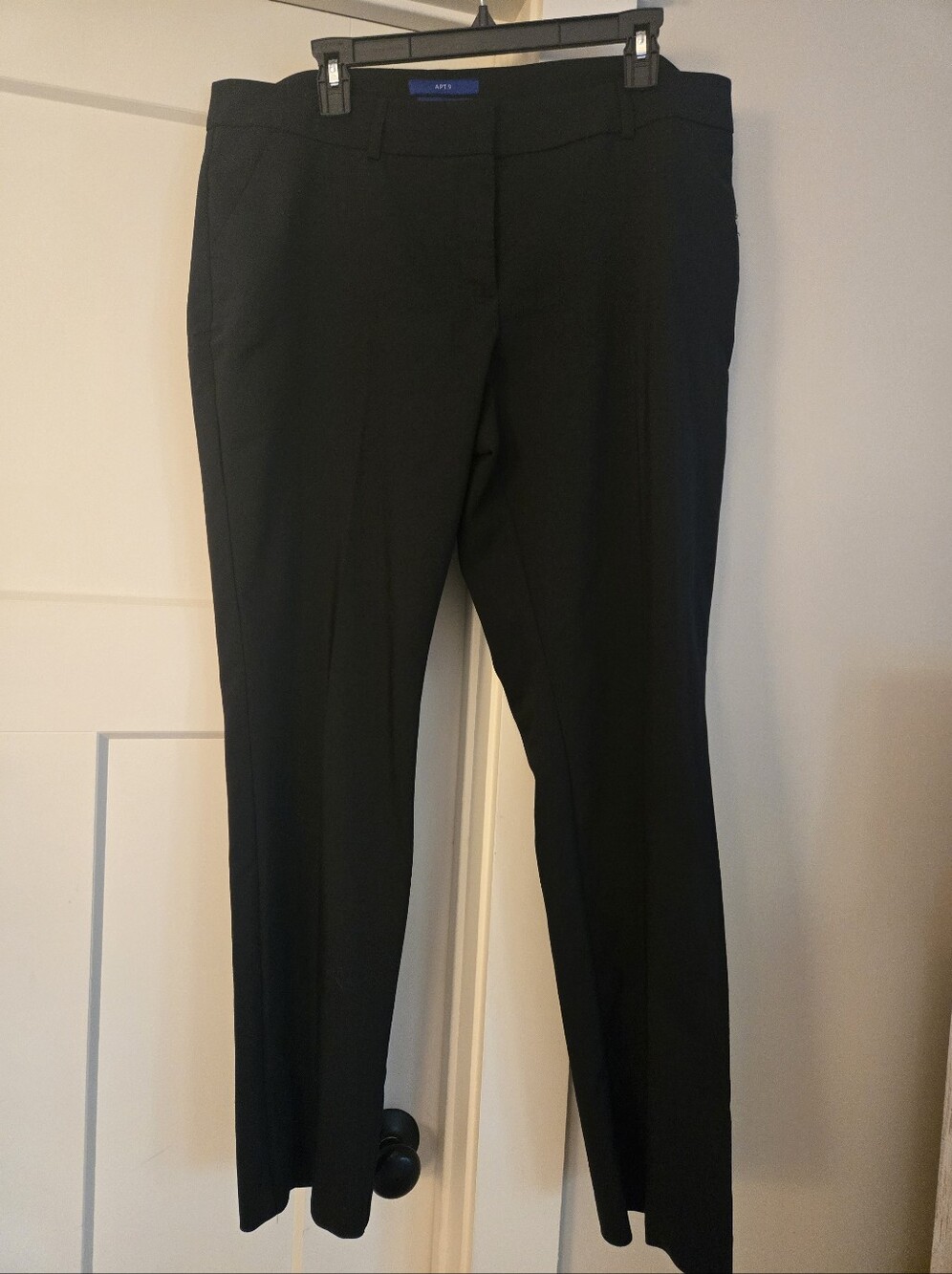 Womans Apt 9 Torie Black Dress Pants - Classic Straight Fit Size 16